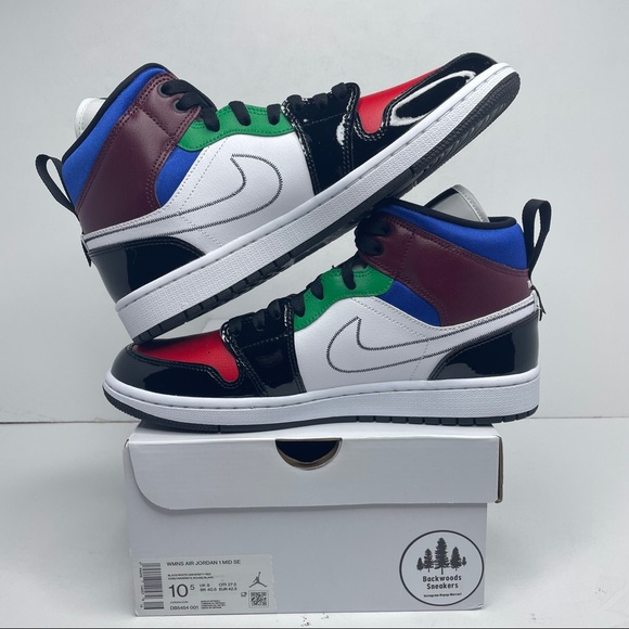 Nike Air Jordan 1 Retro Mid SE “Multi-color” NEW - Picture 3 of 4